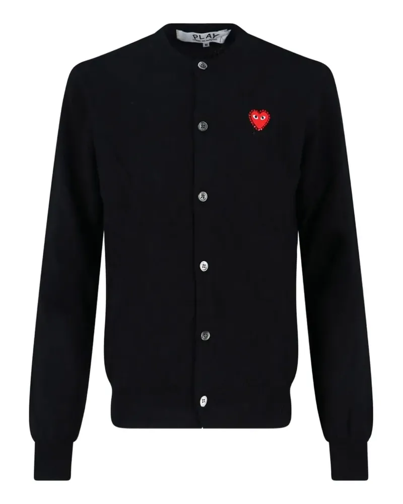 Comme des Garçons rhinestone-embellished V-neck cardigan - Schwarz Schwarz