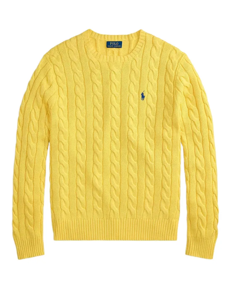 Ralph Lauren Pullover mit Zopfmuster - Gelb Gelb