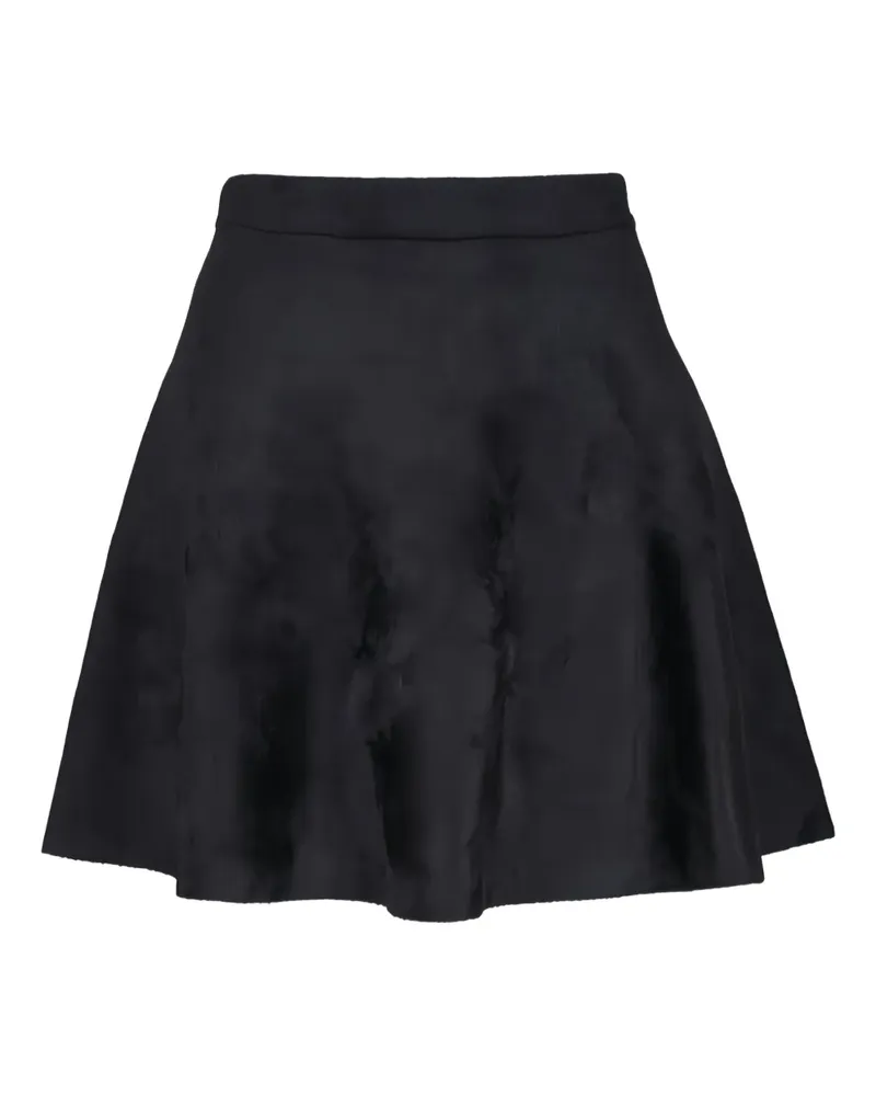 D.EXTERIOR flared mini skirt - Schwarz Schwarz