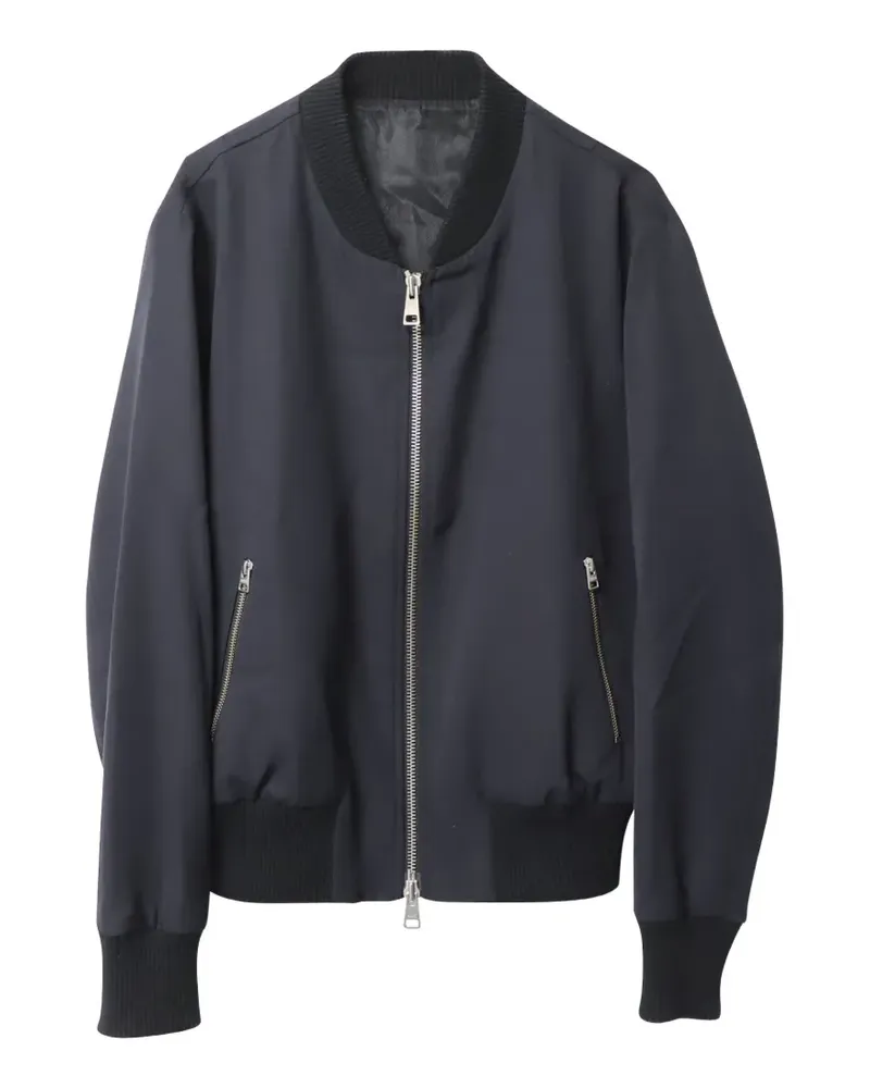 AMI Paris zip-up bomber jacket - Blau Blau