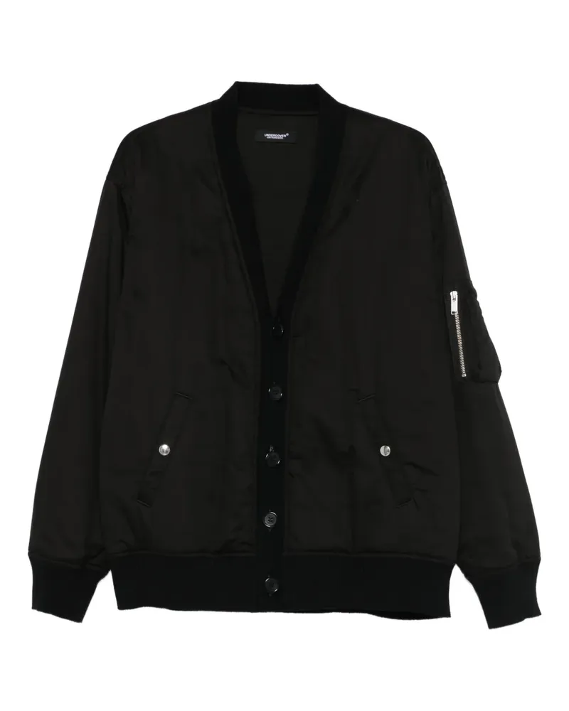 Undercover Bomberjacke mit Knopfverschluss - Schwarz Schwarz