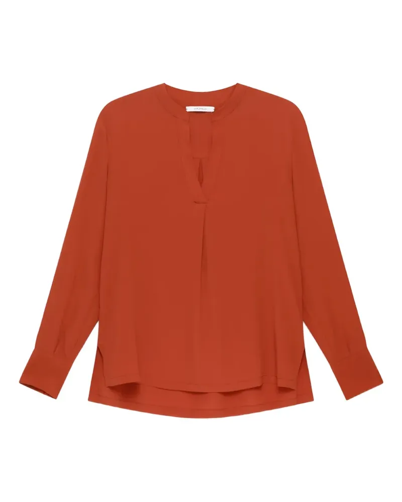Maliparmi crêpe-de-Chine kaftan - Orange Orange