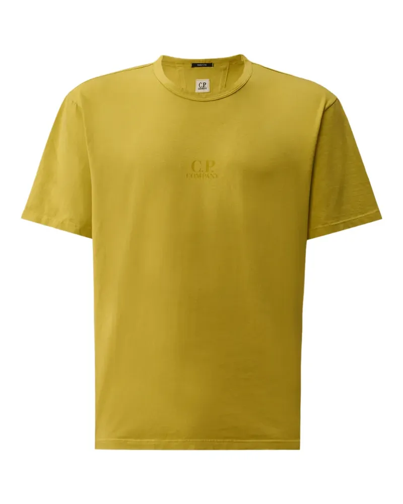 C.P. Company T-Shirt mit rundem Ausschnitt - Gelb Gelb