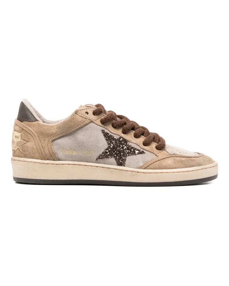 Golden Goose Ballstar suede sneakers - Nude Nude