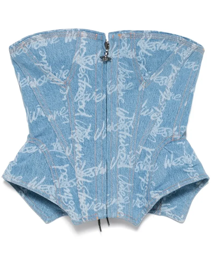 Vivienne Westwood Cobrax Corsage - Blau Blau