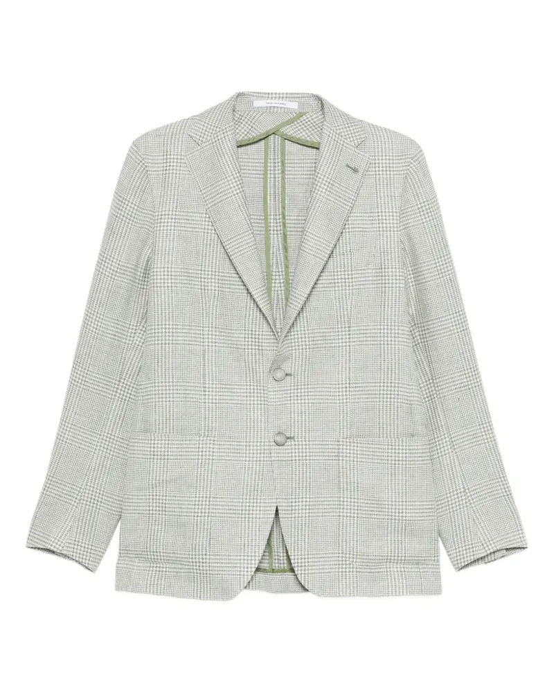 Tagliatore Sakko mit Karomuster - Grün Grün