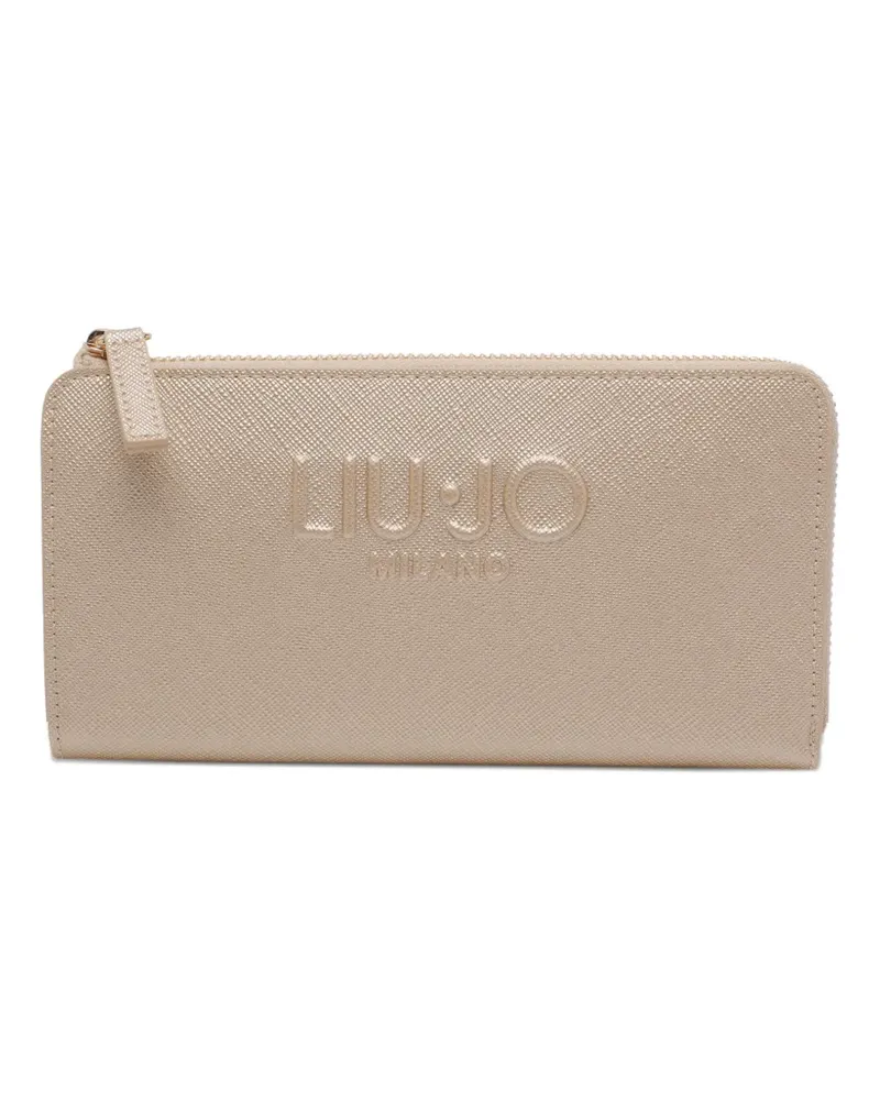 Liu Jo Großes Portemonnaie mit Logo - Gold Gold