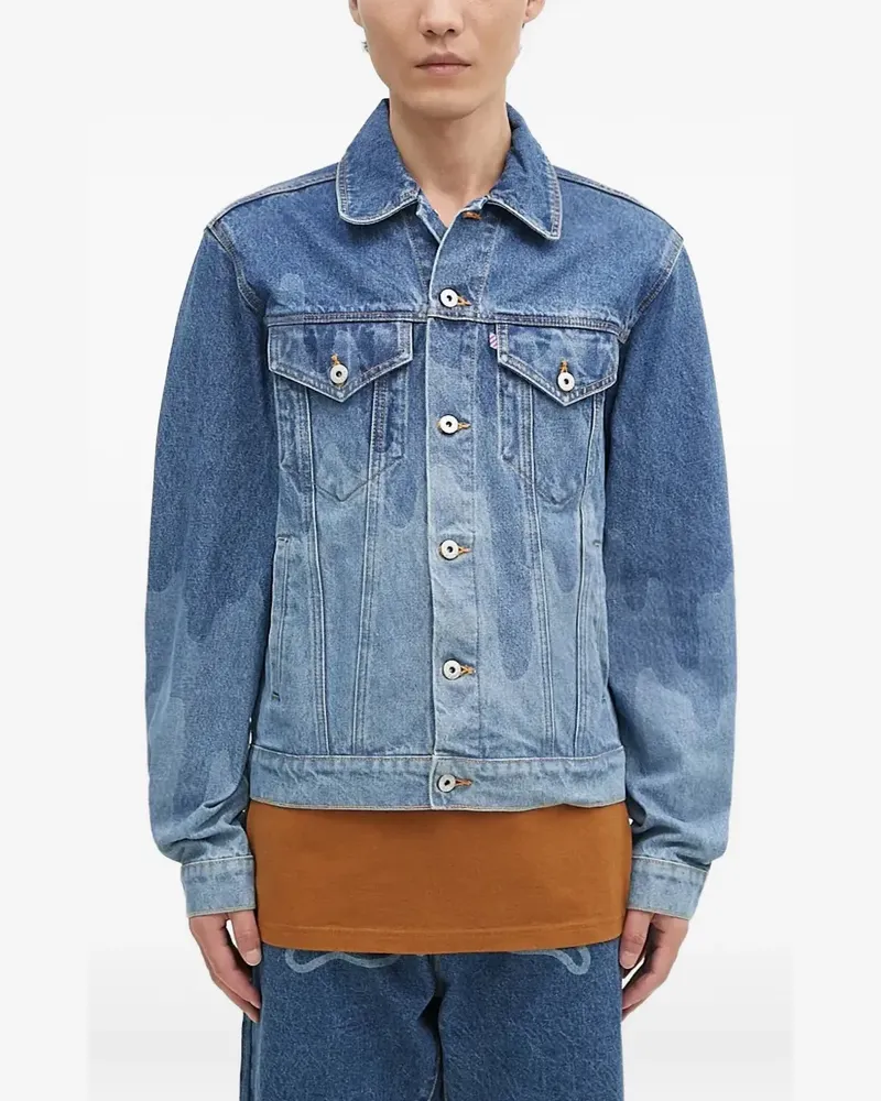 ICECREAM Jeansjacke mit Dripping-Logo - Blau Blau