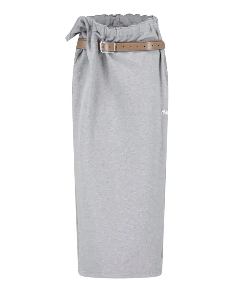 Magliano Provincia belted midi skirt - Grau Grau