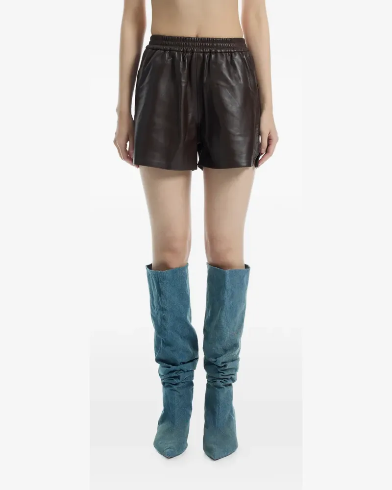 Arma Fyona Ledershorts - Braun Braun
