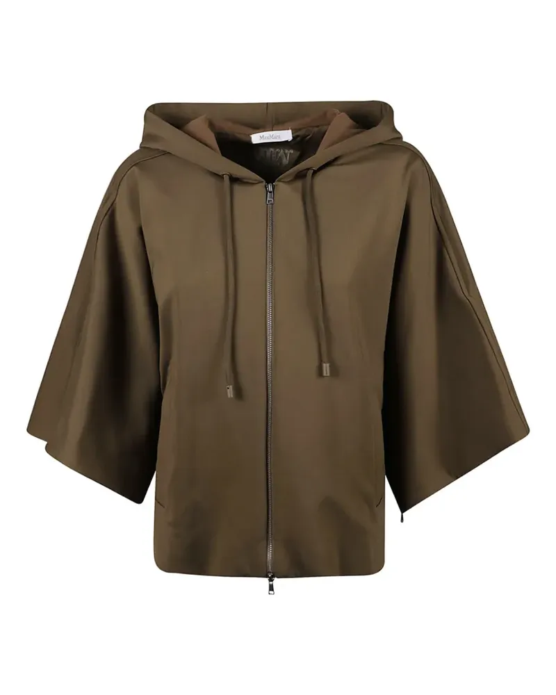 Max Mara Hoodie mit weiten Ärmeln mit Kordelzug - Grün Grün