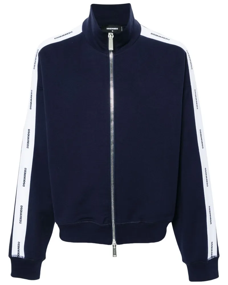 Dsquared2 Burbs Sweatshirt mit Reißverschluss - Blau Blau