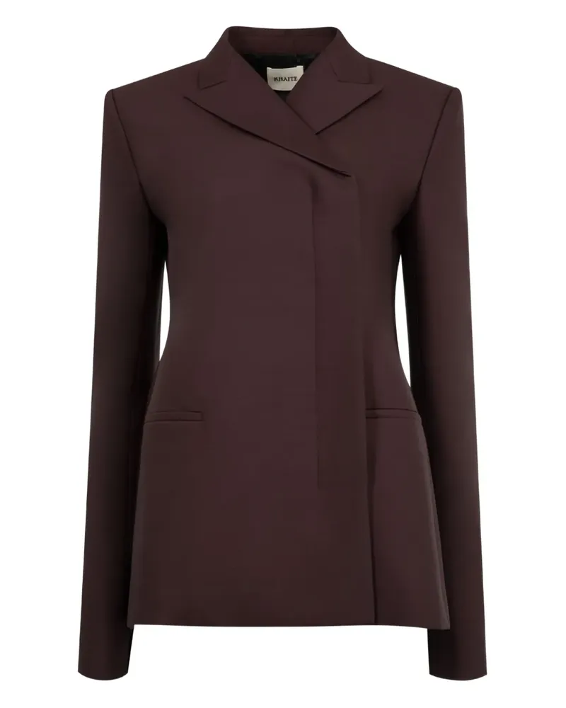 KHAITE Silvannah Blazer - Braun Braun