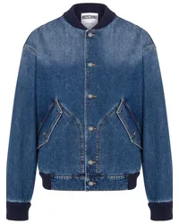 Moschino Bomberjacke aus Denim Blau