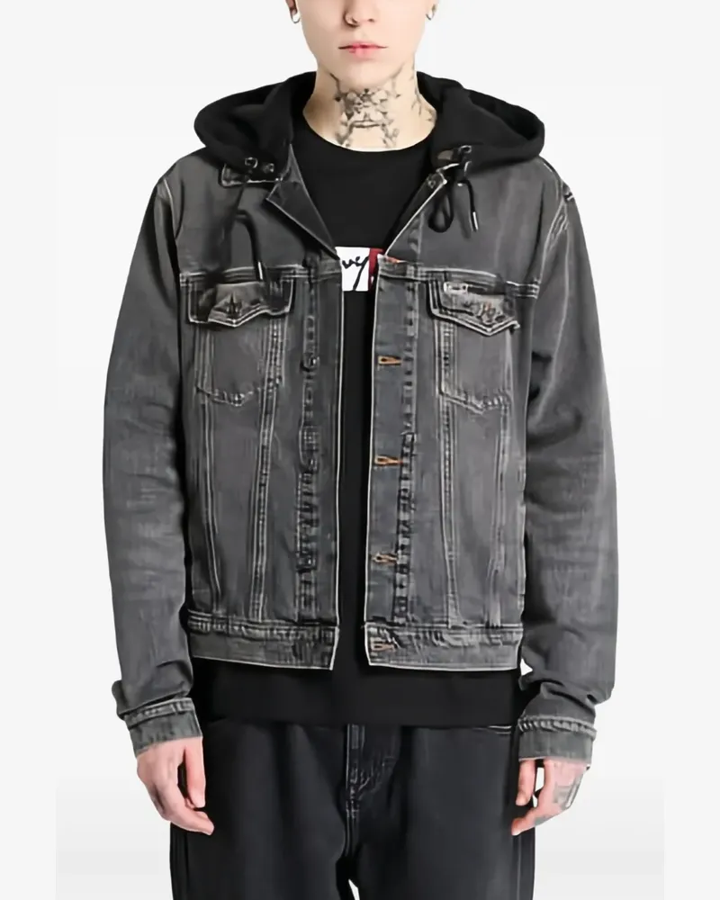 Tommy Hilfiger Ryan Regular Trucker Jeansjacke - Schwarz Schwarz