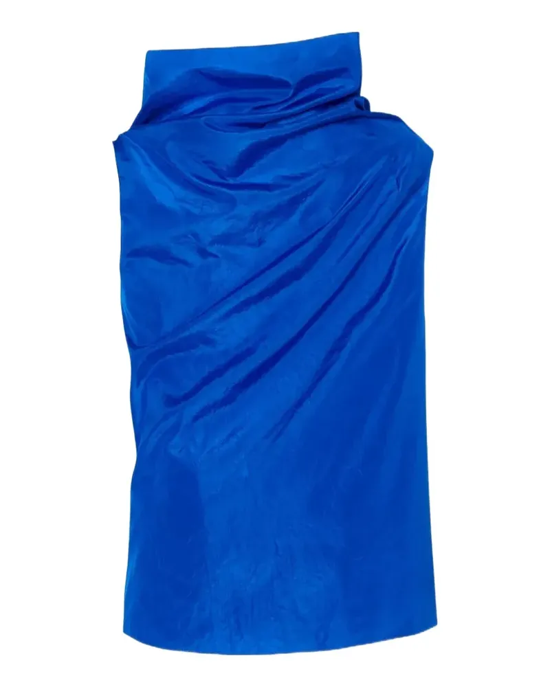 The Row Drapiertes Aria Oberteil - Blau Blau