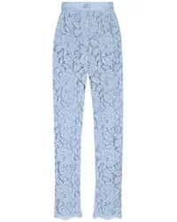 Dolce & Gabbana Bestickte Spitzenhose Blau