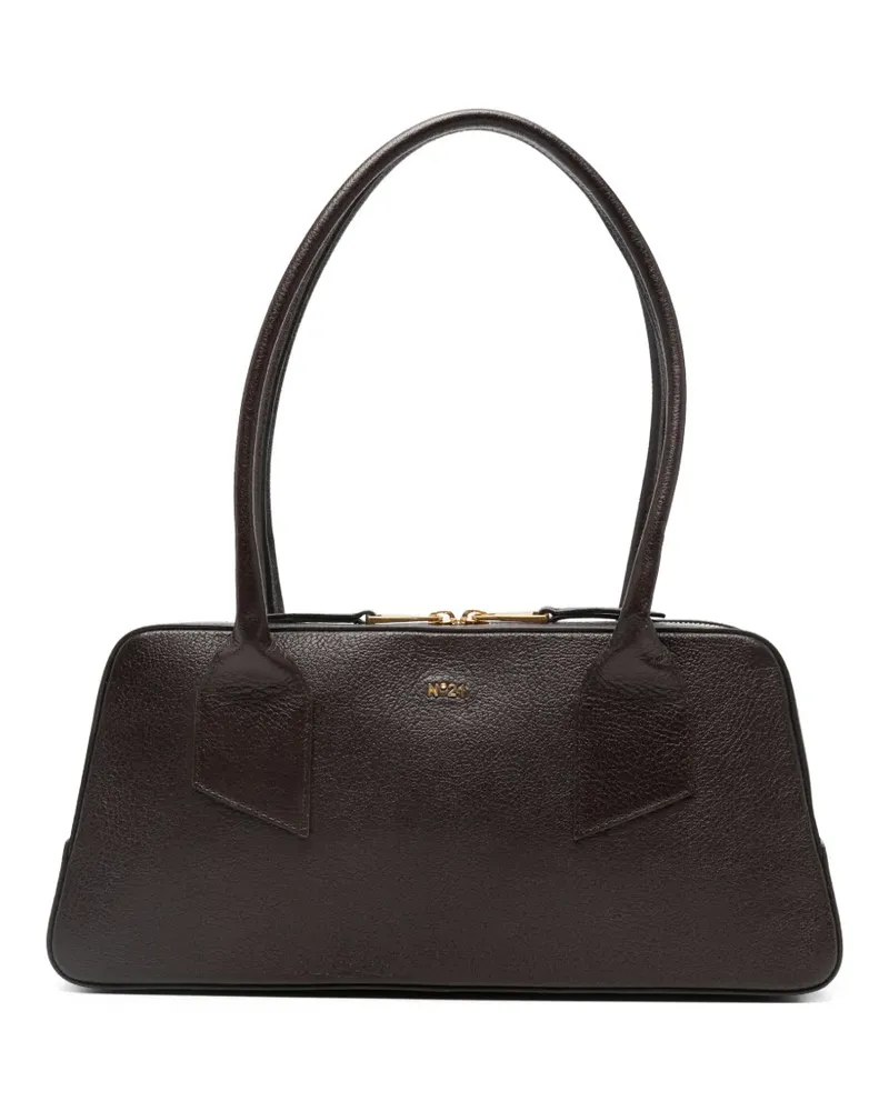 N° 21 Handtasche aus Leder - Braun Braun