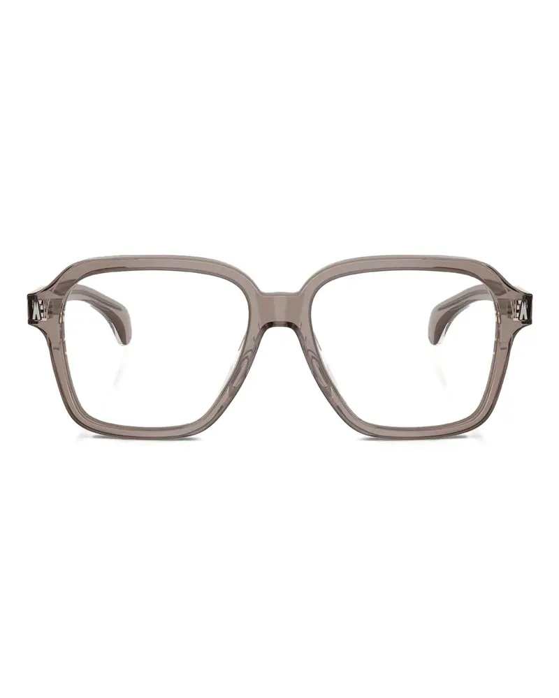 Moncler Brille mit geometrischem Gestell - Nude Nude