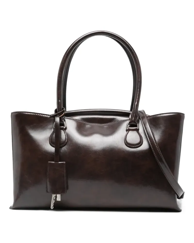 OSOI top handle tote bag - Braun Braun