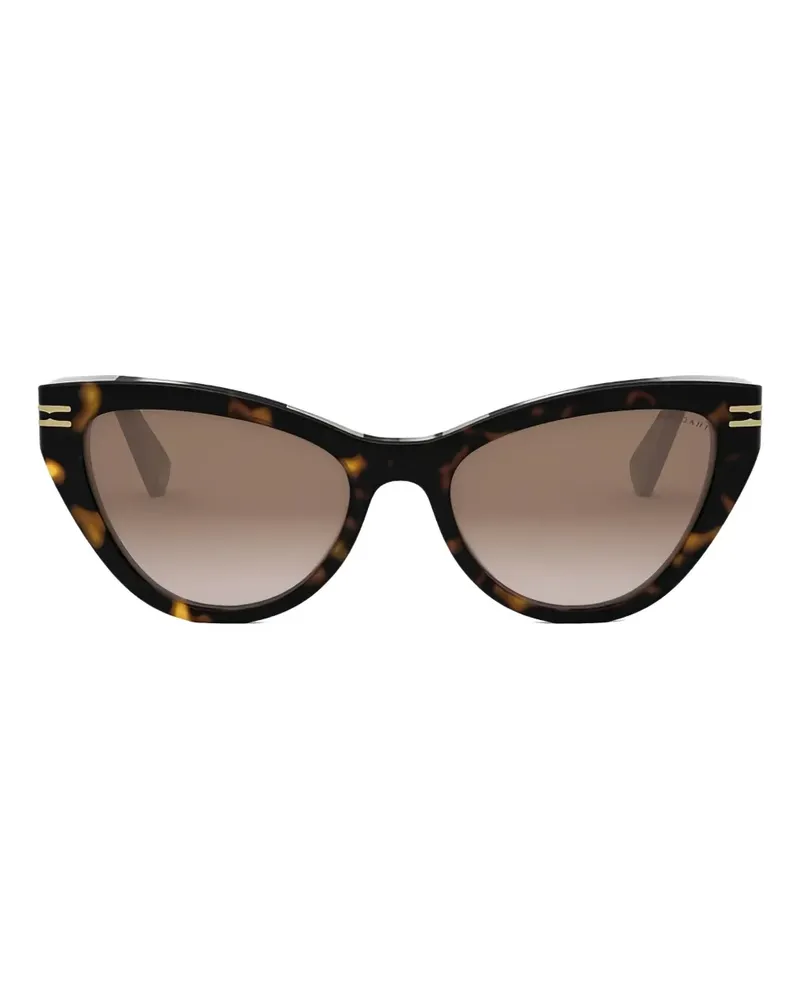 Bulgari B-zero1 Cat-Eye-Sonnenbrille in Schildpattoptik - Braun Braun