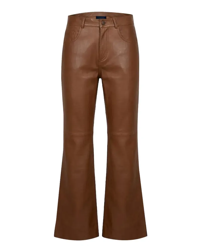 Haikure Flora Lederhose - Braun Braun