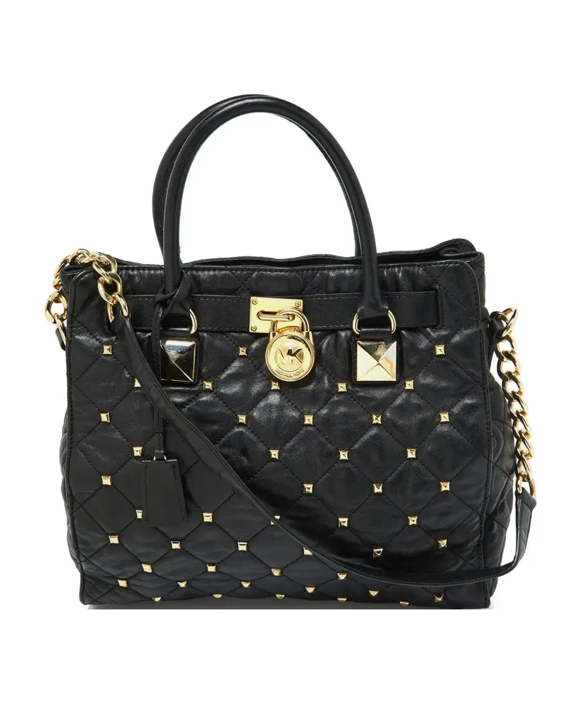 Michael Kors Hamilton Handtasche - Schwarz Schwarz