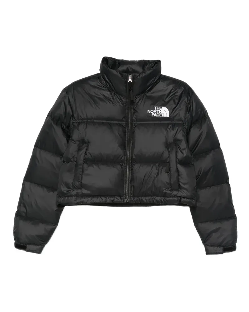 The North Face Gefütterte Cropped-Jacke - Schwarz Schwarz