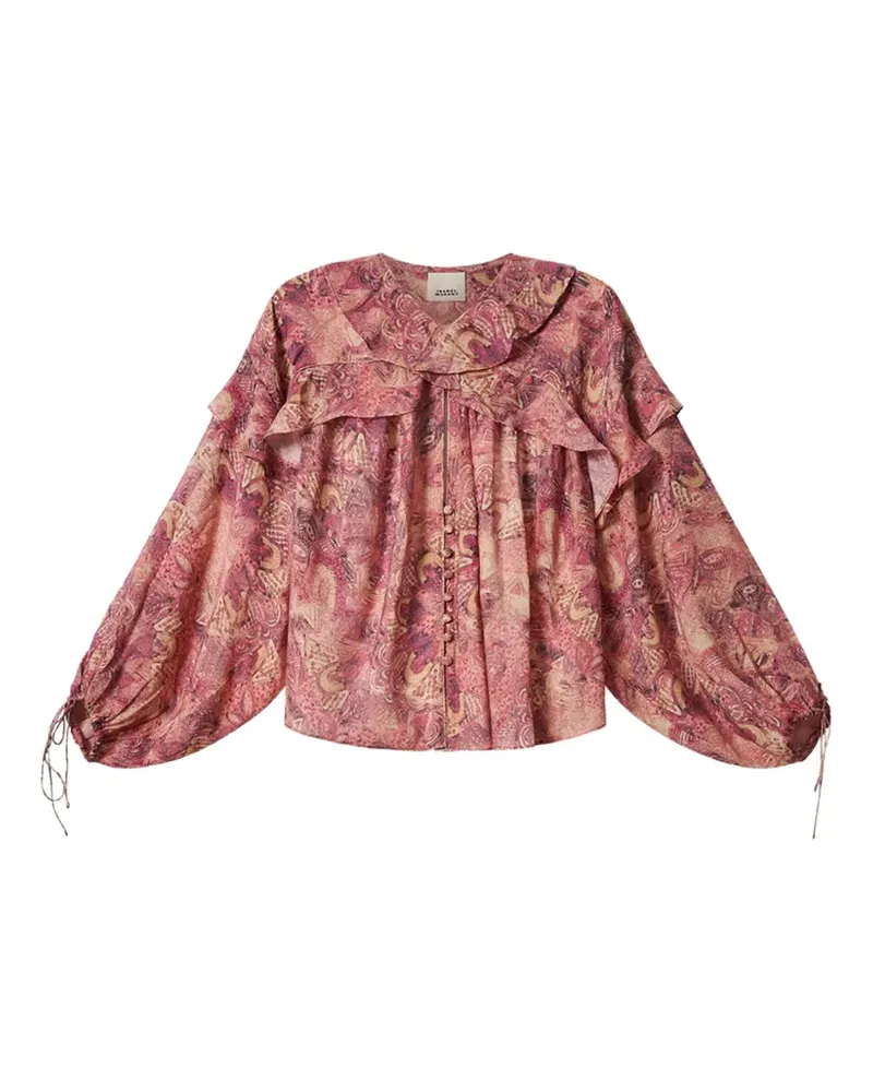 Isabel Marant Chalis Bluse mit Mandala-Print - Rosa Rosa