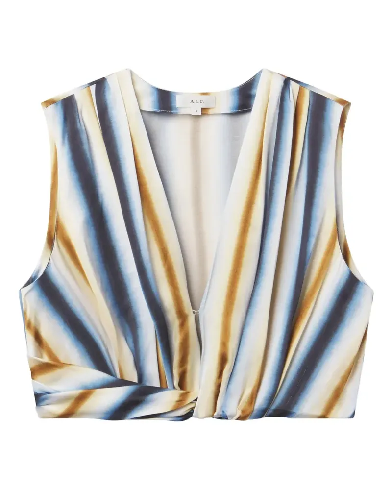 A.L.C. Brooklyn twist-detail top - Nude Nude