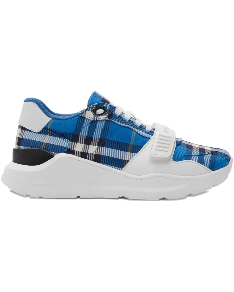 Burberry Karierte Sneakers - Blau Blau