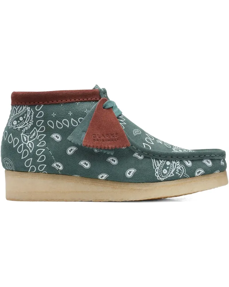 Clarks Wallabee Schnürstiefel - Grün Grün