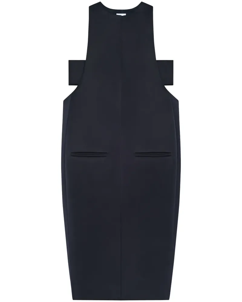 Courrèges Scuba Midikleid - Blau Blau
