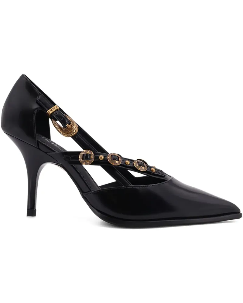 Pinko Lady 02 buckle-strap heeled pumps - Schwarz Schwarz