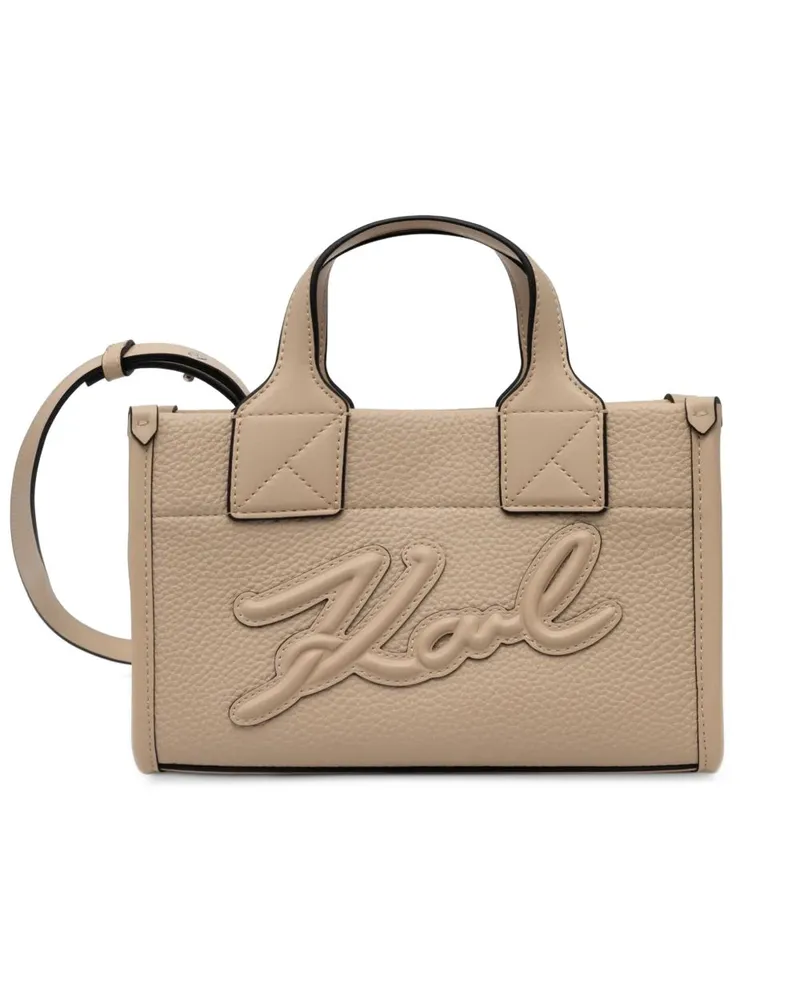 Karl Lagerfeld K/Skuare Handtasche - Nude Nude