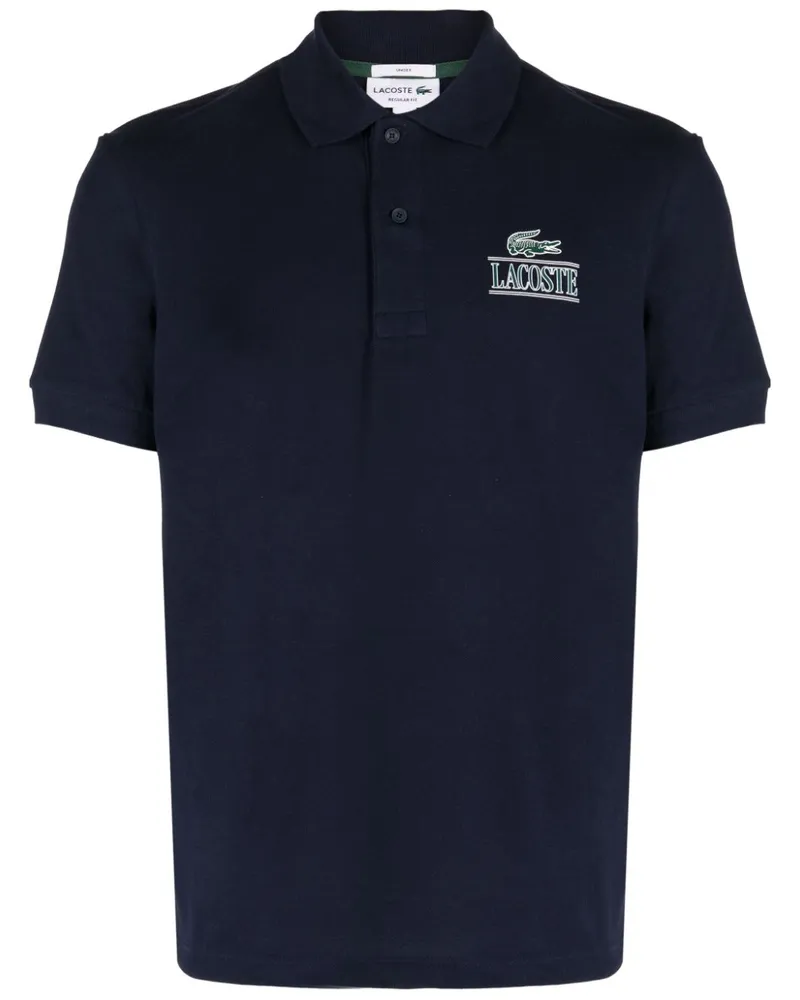 Lacoste Poloshirt mit Logo-Print - Blau Blau
