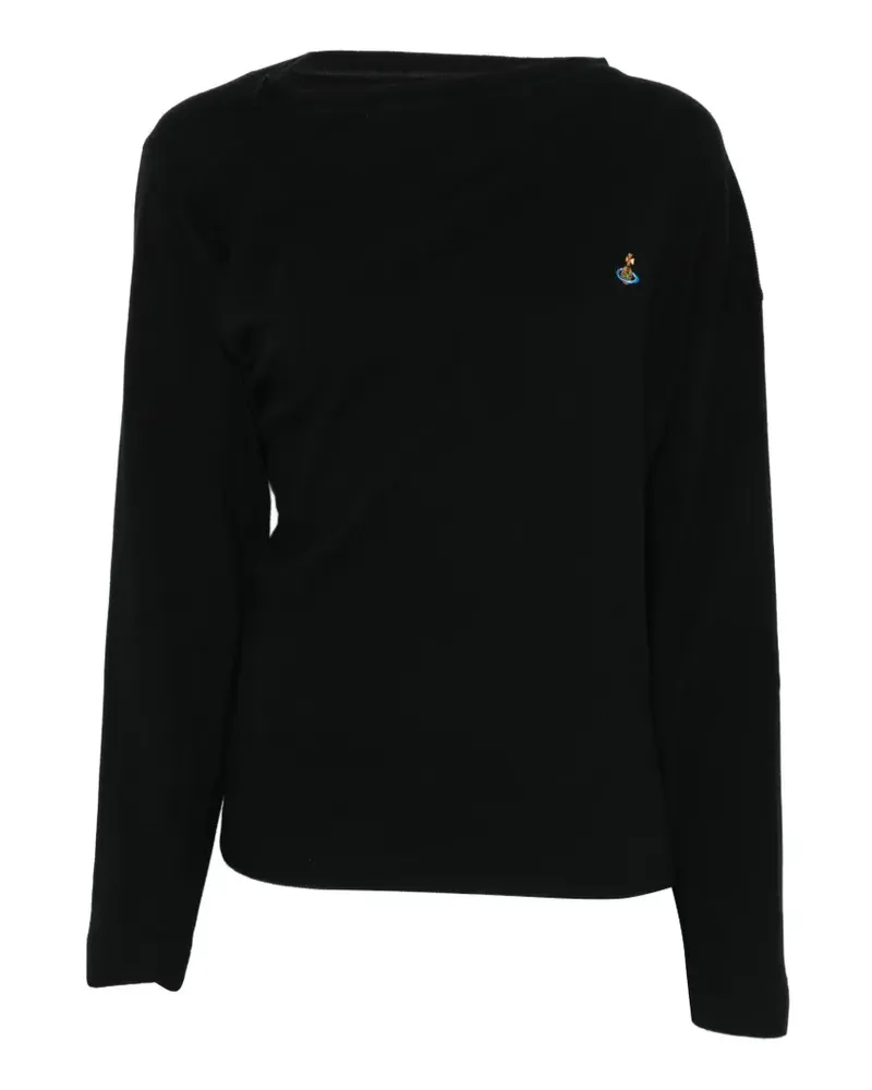 Vivienne Westwood Ls Hebo sweater - Schwarz Schwarz