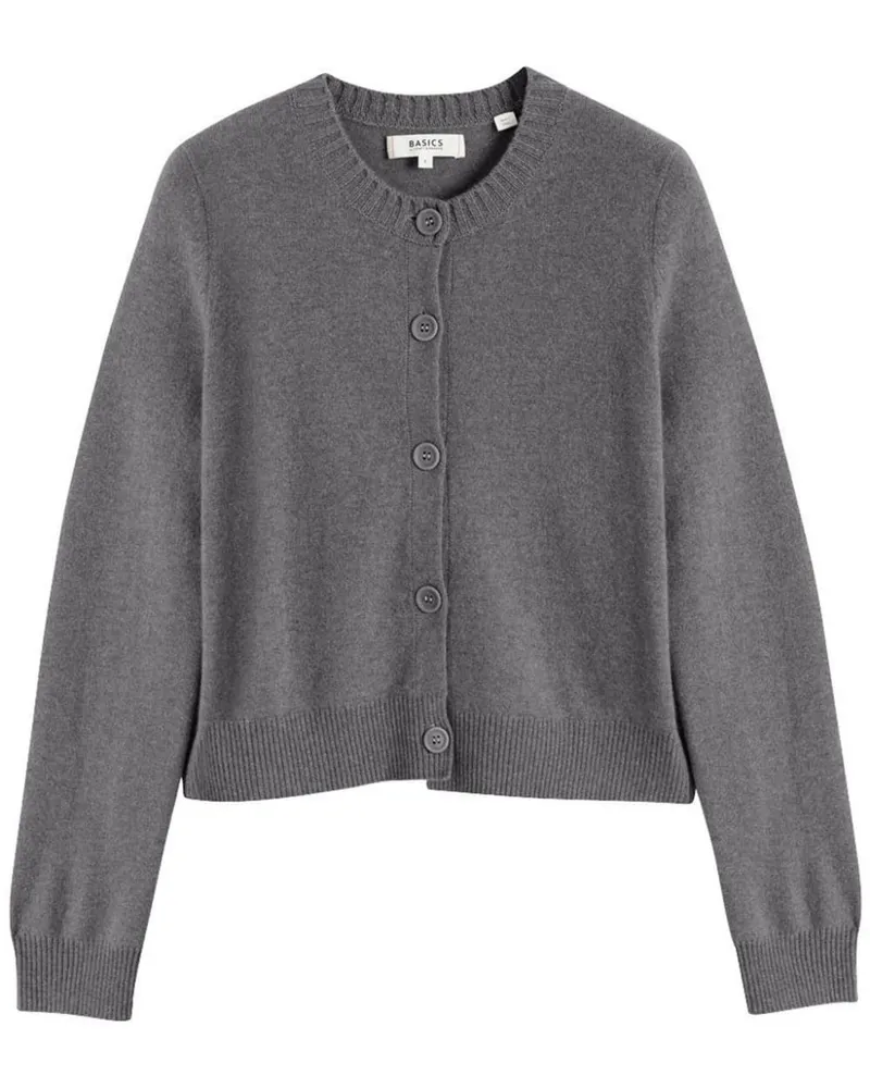 Chinti & Parker Cardigan mit rundem Ausschnitt - Grau Grau