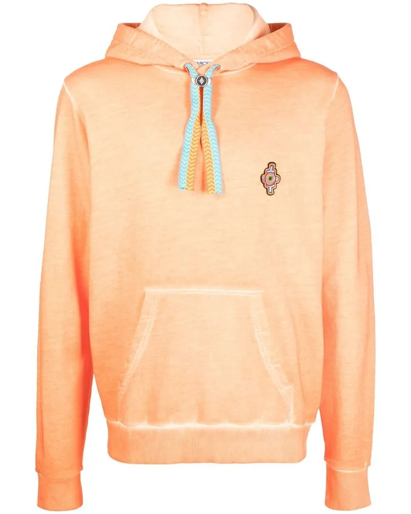 Marcelo Burlon | County of Milan Hoodie mit Logo-Stickerei Orange