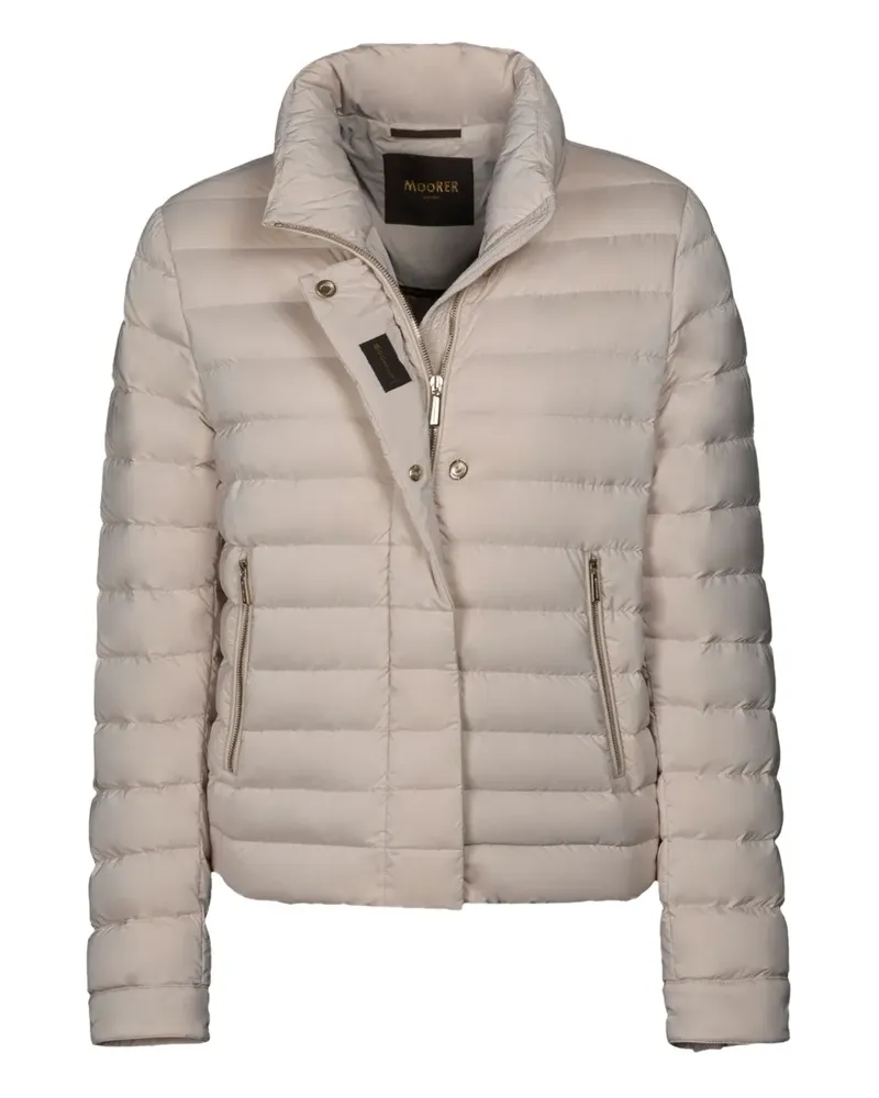 MOORER Minelle quilted jacket - Nude Nude