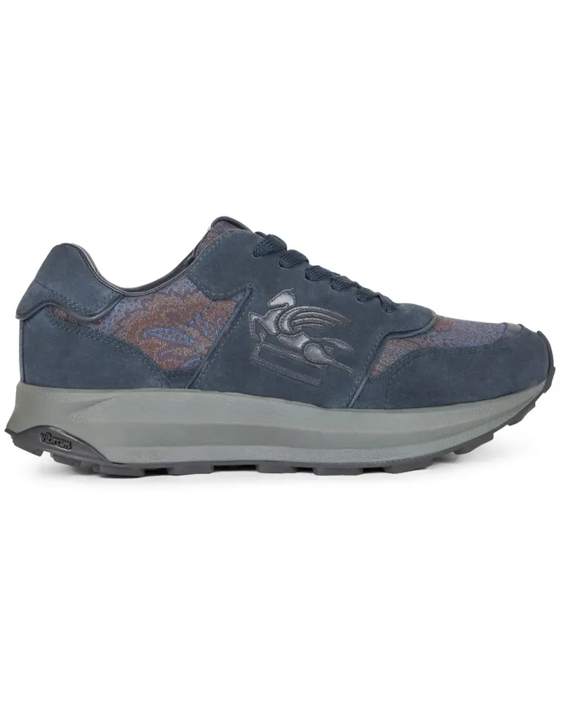Etro Sneakers mit Paisley-Motiv - Blau Blau