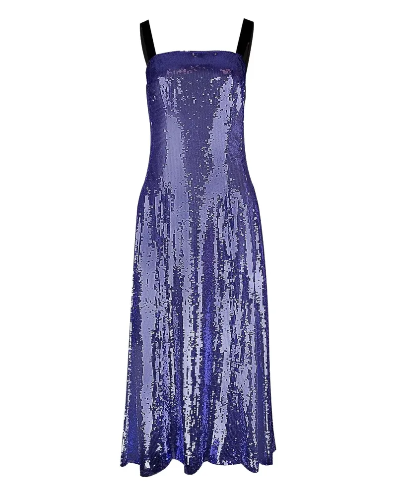 Adam Lippes Giovanna sequin-embellished midi dress - Violett Violett