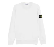 Sweatshirt mit Logo-Patch - Blau