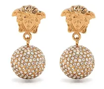 La Medusa Ohrringe mit Kristallen - Gold