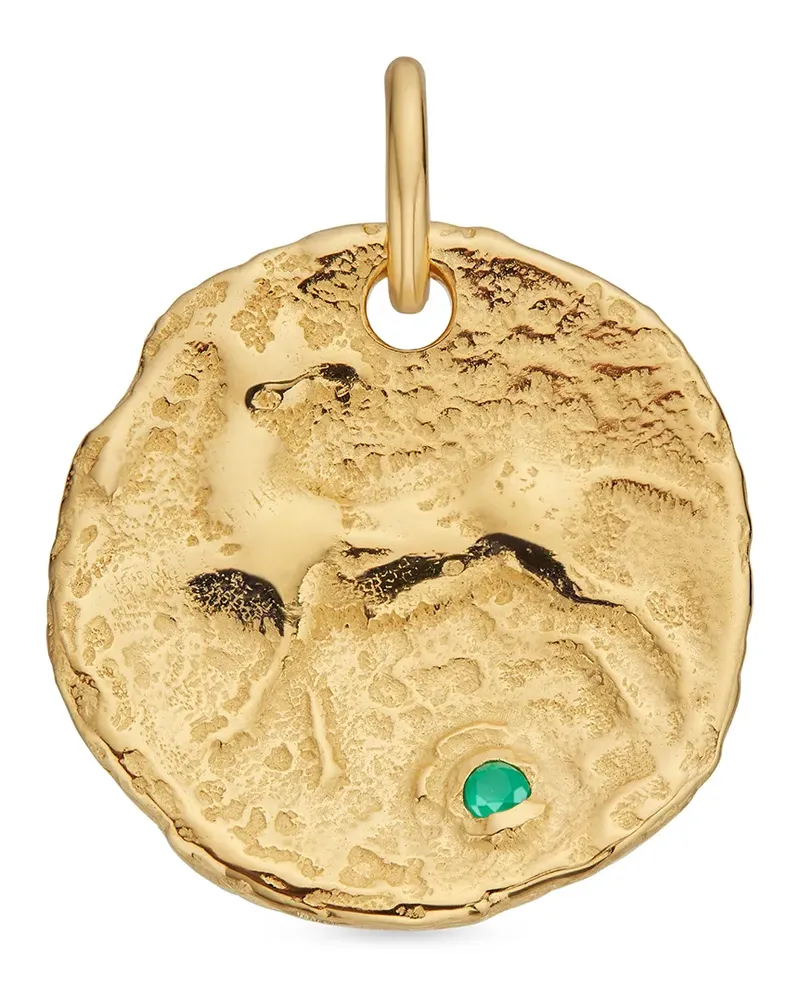 Monica Vinader Großer Siren Anhänger - Gold Gold