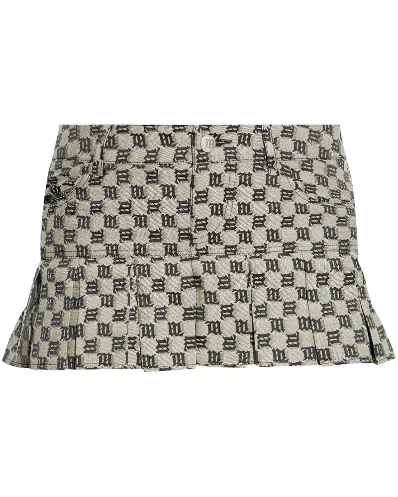MISBHV Faltenrock mit Monogramm - Grün Grün