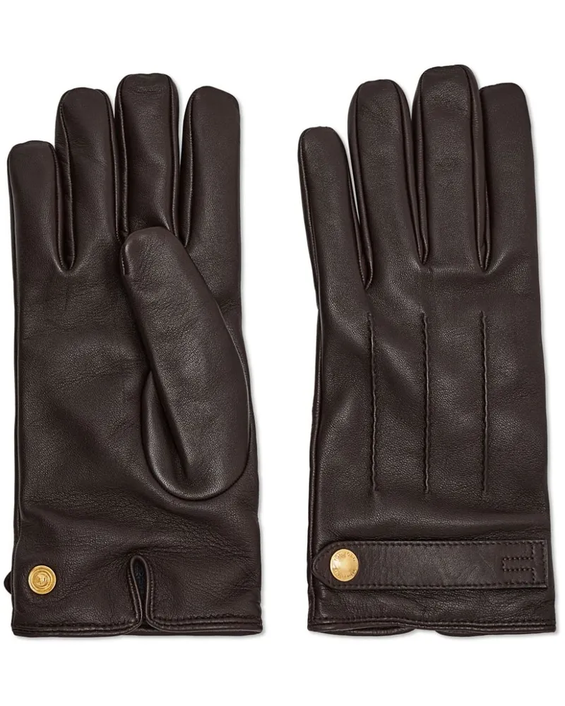 Tom Ford Handschuhe mit Kaschmirfutter Braun