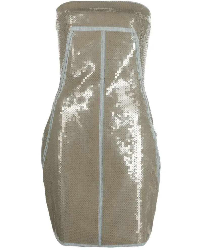 Rick Owens Kleid mit Pailletten - Grün Grün