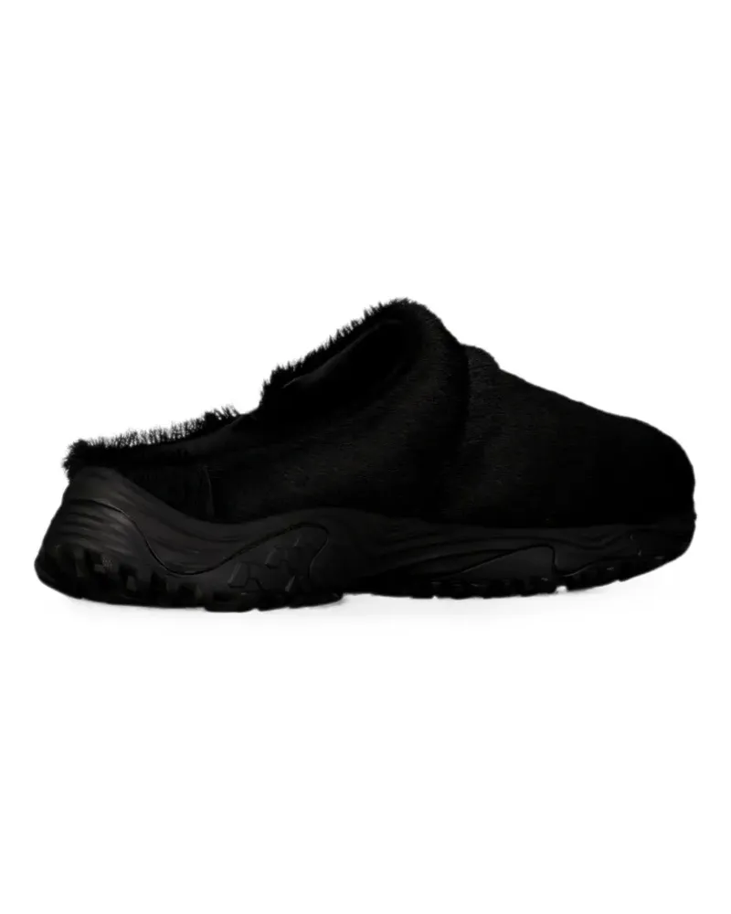 Clarks pony hair-effect Clog 1 shoes - Schwarz Schwarz
