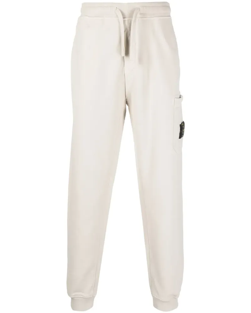 Stone Island Jogginghose mit Logo-Patch - Nude Nude
